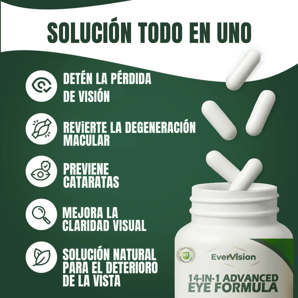 Fórmula avanzada para ojos EverVision 14 en 1