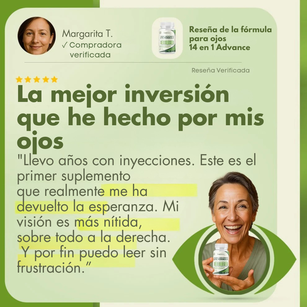 Fórmula avanzada para ojos EverVision 14 en 1