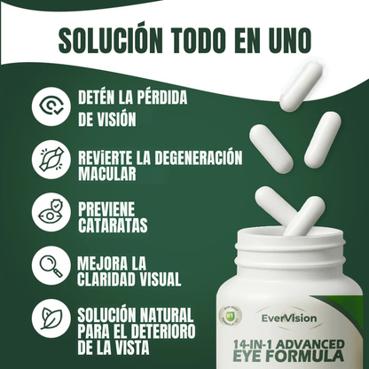 Fórmula avanzada para ojos EverVision 14 en 1