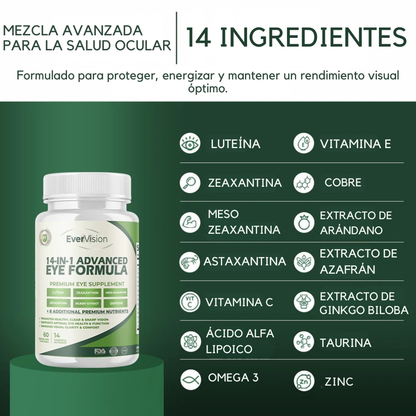 Fórmula avanzada para ojos EverVision 14 en 1